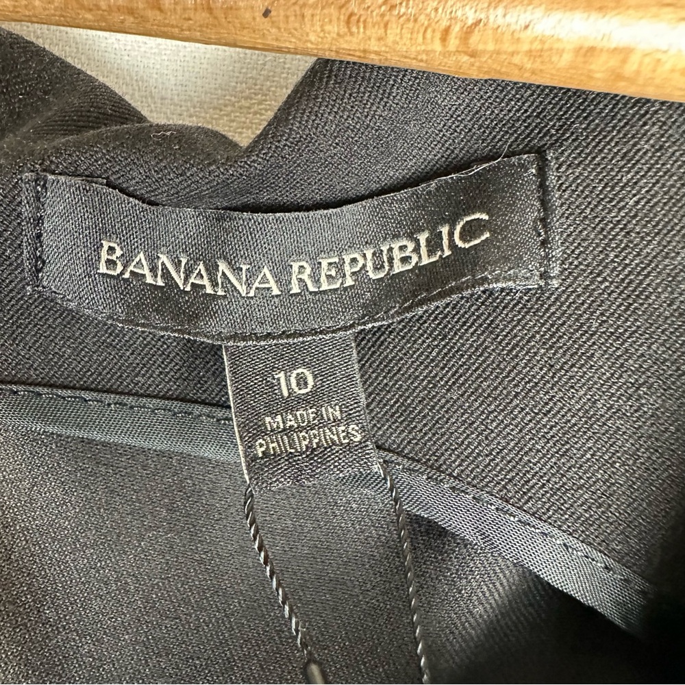 Banana Republic Sloan Dress Black Sz10 LBD Stretch NWT Cocktail Party Office - Picture 6 of 11